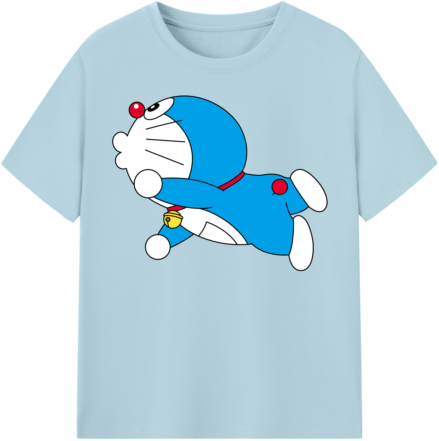 （画像用） ドラえもん Doraemon 綿100％半袖Tシャツ（フロントプリント）